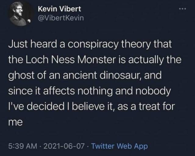 A screenshot of a tweet by Kevin Vibert (@VibertKevin) from June 7, 2021, showing white text on a dark background. The tweet…