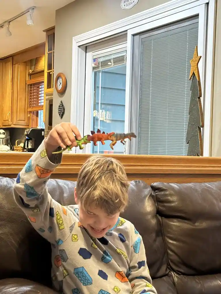 My Autistic Son's Hilarious Outburst: DINOSAUR SEX TRAIN at Christmas