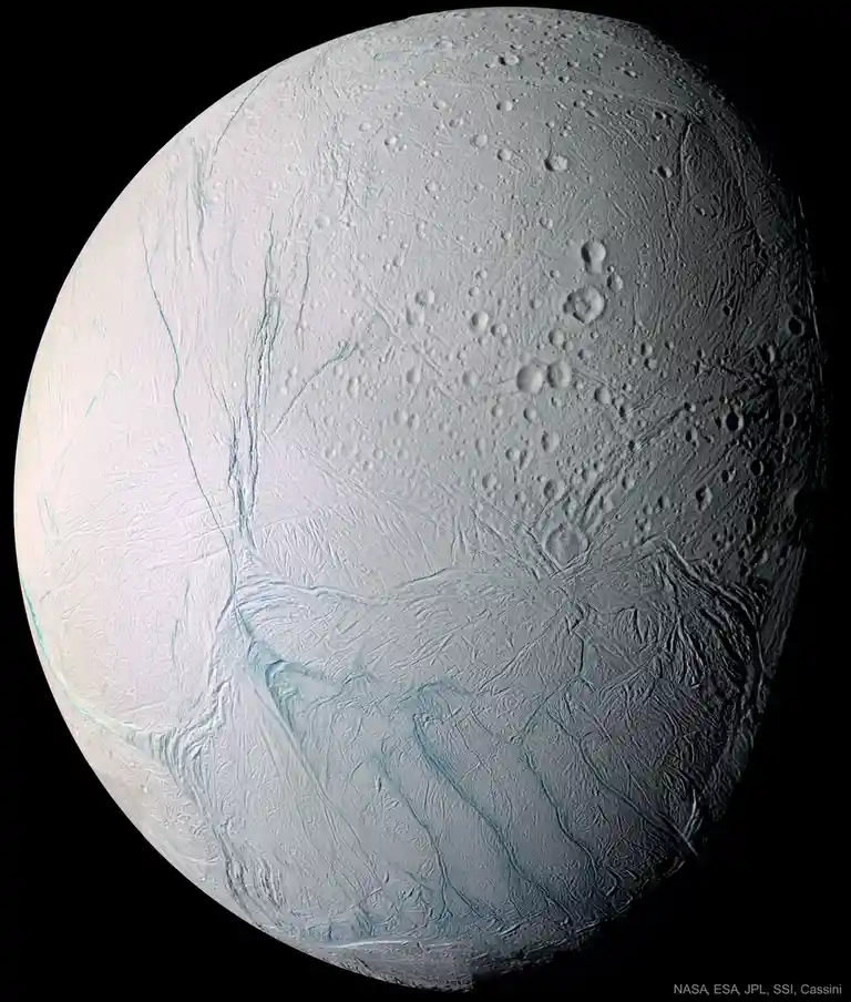 Stunning Fresh Tiger Stripes on Saturn's Enceladus