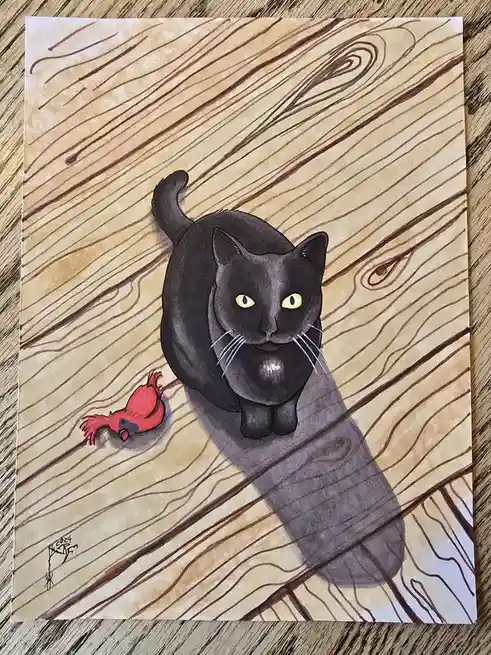 Check Out This Adorable Pet Drawing Commission