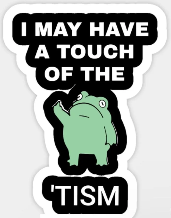 A green cartoon frog with a smug expression is shown holding its hand to its mouth as if whispering a secret. Above the…
