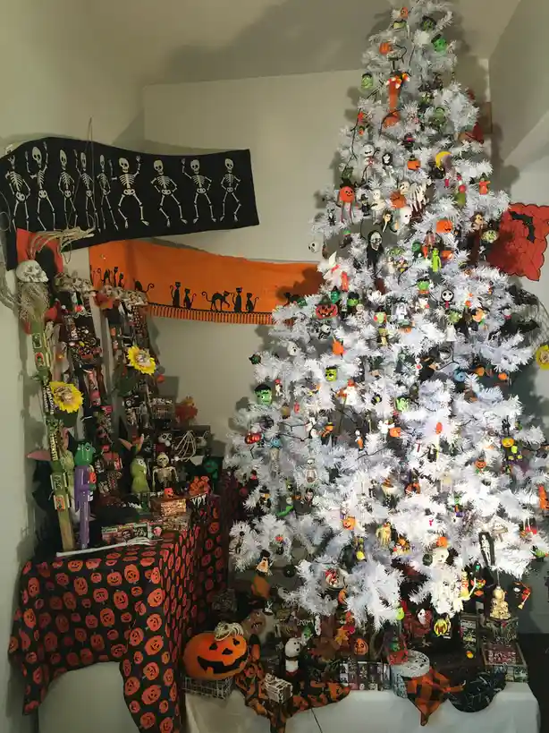 Check Out My Halloween Tree and Festive Decorations!