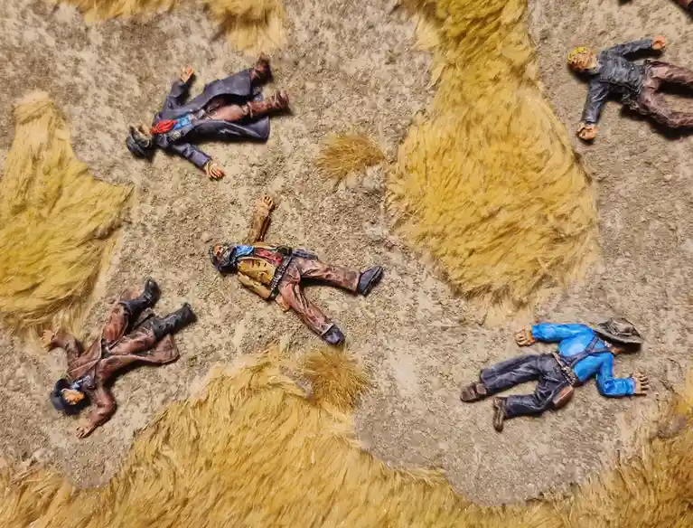 28mm Casualties from the Wild West Showdown