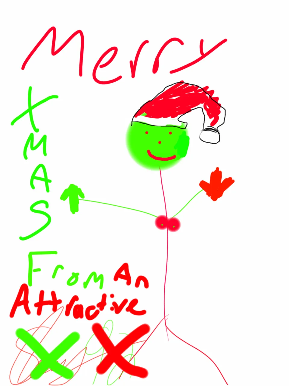 Merry Christmas from Mï¿½eï¿½, the charming lady!