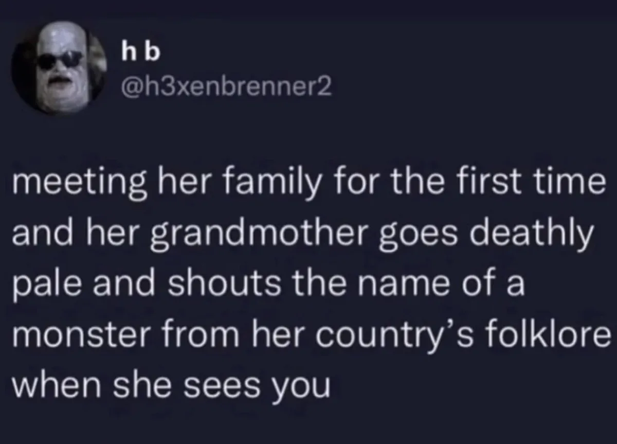 The image shows a dark-themed social media post with a user profile picture of a bald man with sunglasses and a mustache…