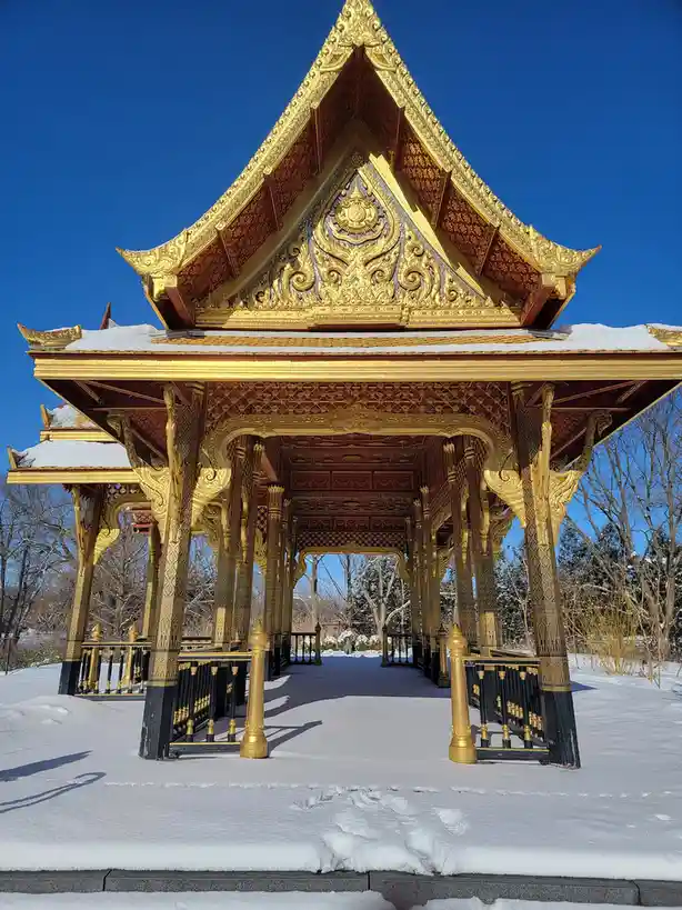 Exploring the Thai pavilion
