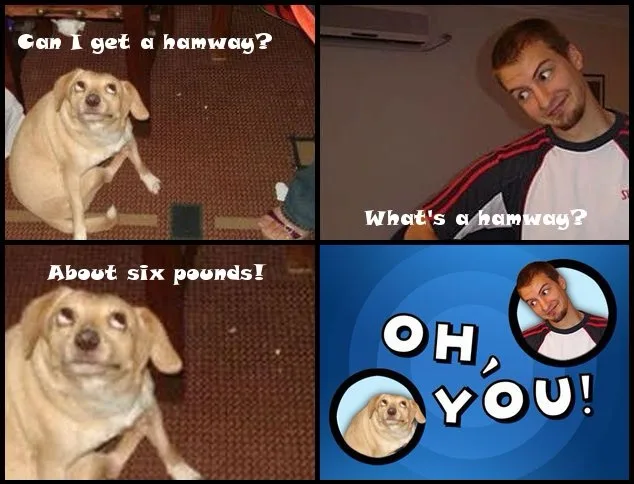 Oh, you cheeky little rascal!