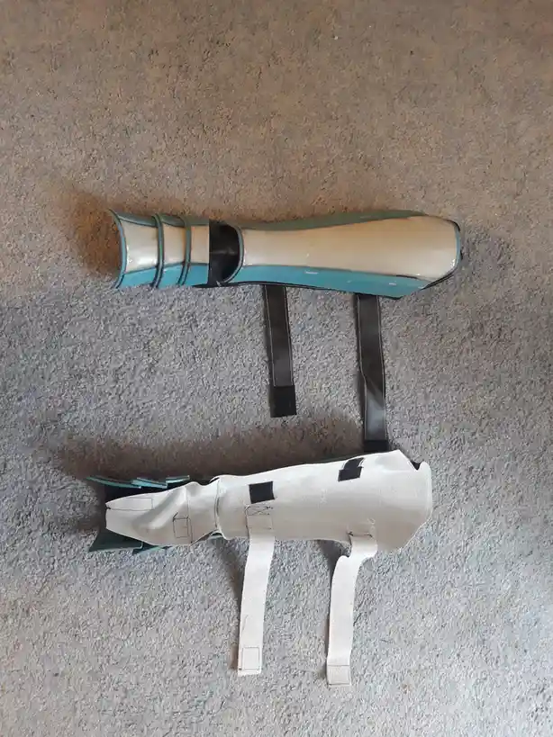 Ahsoka Tano's iconic shins on display