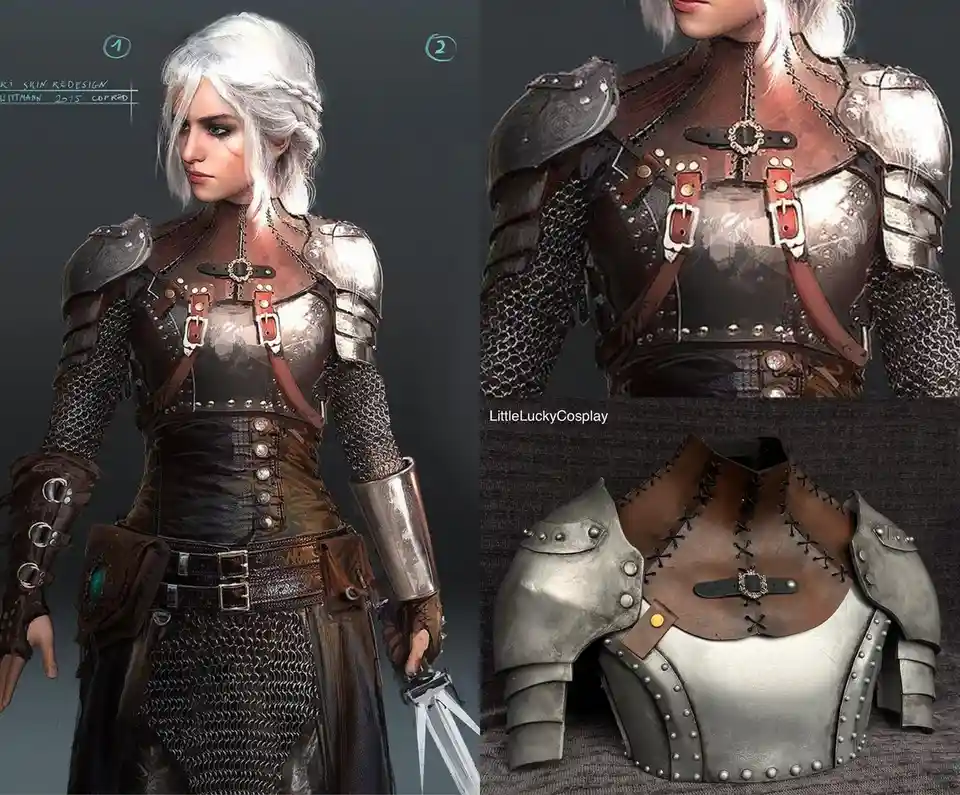 Armored Ciri Cosplay Progress Update: Crafting the Pauldrons