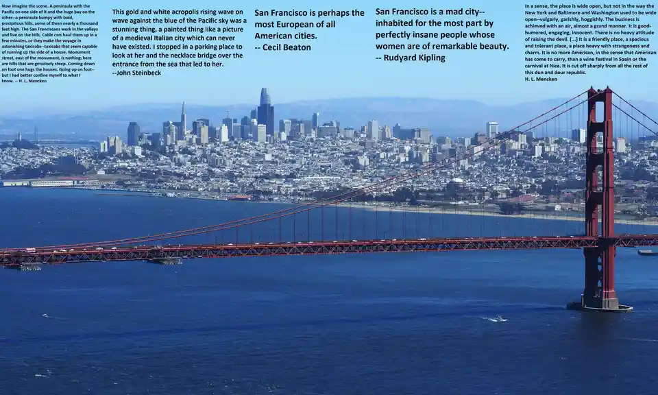 Inspirational Quotes About San Francisco: Best Enjoyed on Desktop
