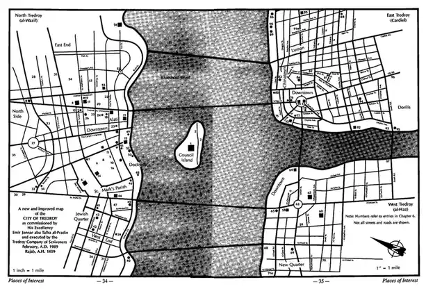 Exploring the 3rd Edition GURPS Tredroy Map