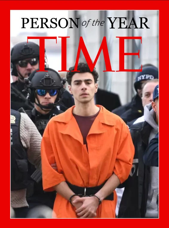 A man in an orange prison jumpsuit with handcuffs stands in front of police officers, overlaid with the text 'PERSON of the…