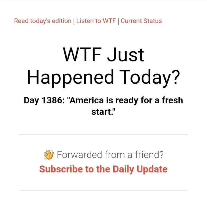 What Just Unfolded Today? Day 1386 of Chaos