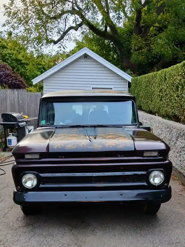 Check out this vintage 1965 Chevy Panel Van!