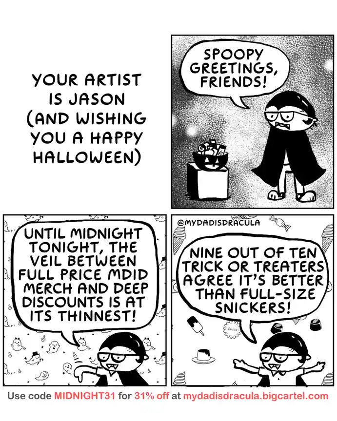Meet Your Artist: Jason, Wishing You a Spooktacular Halloween!
