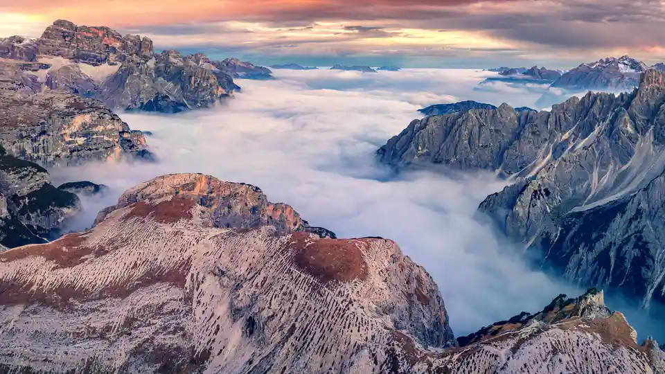 A Serene View Above the Fog