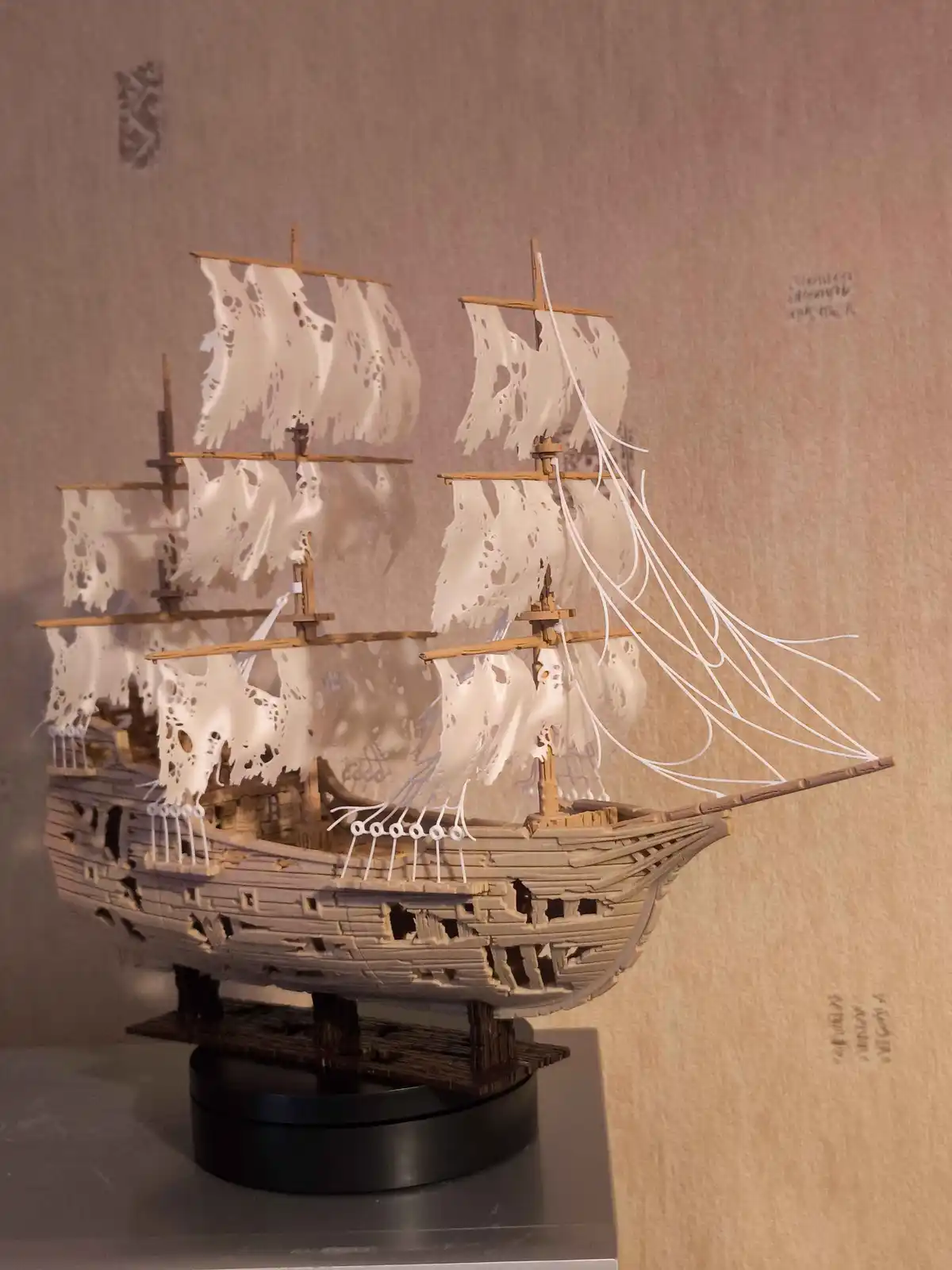 Lighting that transforms a ghost pirate ship into a haunting spectacle!