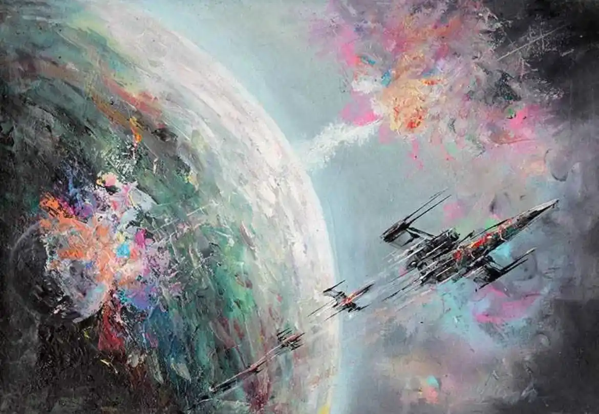 My Artistic Take on Star Wars X-Wing Starfighters