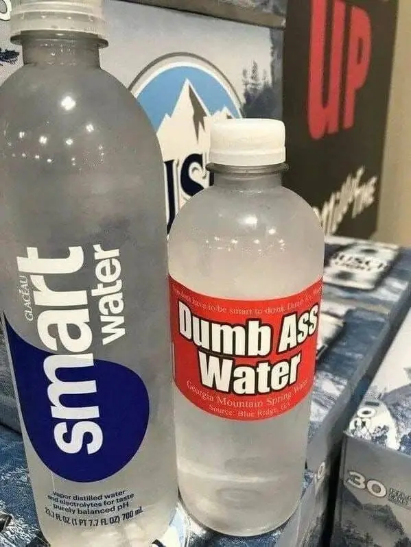 Both Are Just Tap Water