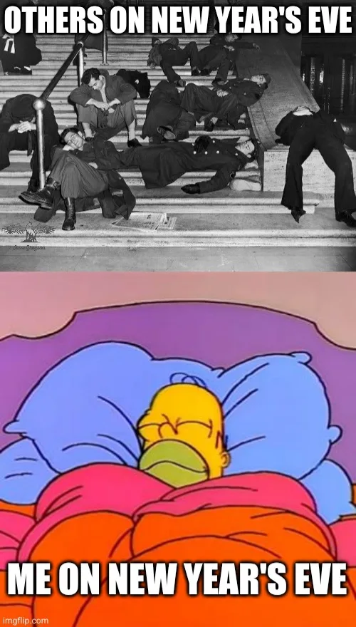 The top panel shows a black-and-white photo of numerous police officers in uniform sprawled asleep on outdoor steps. The…