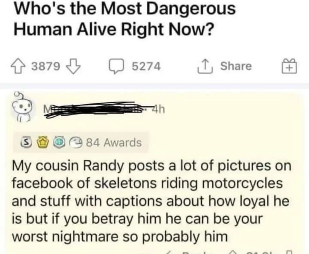 Randy Takes the Crown for Worst!