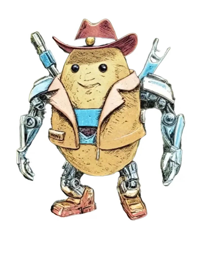 Meet the Cyborg Cowboy Potato: A Spud with a Twist