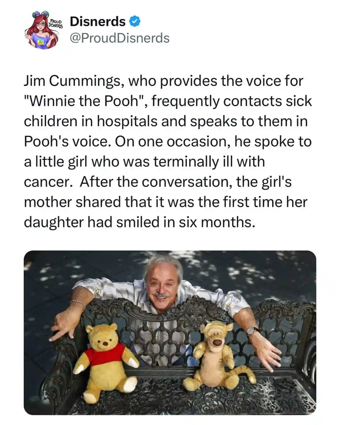 What a delightful gesture!