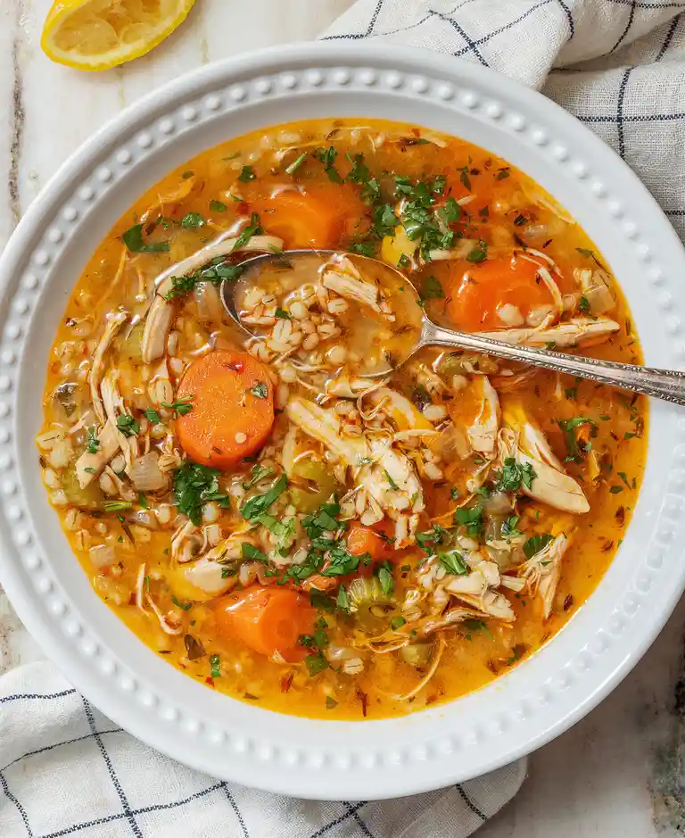 Delicious Chicken Soup with Barley: A Must-Try Recipe!