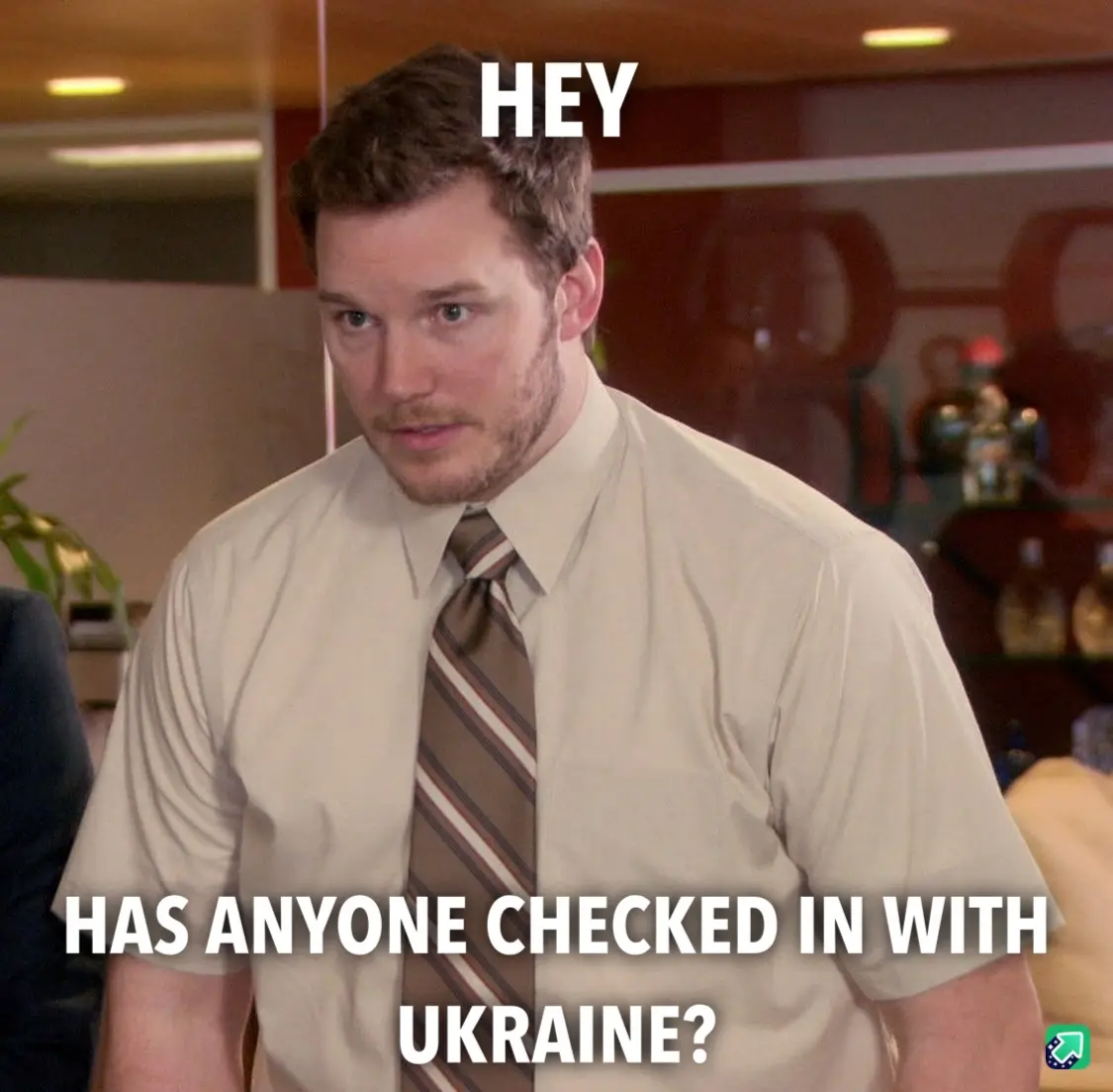 We're all feeling a bit down, but...