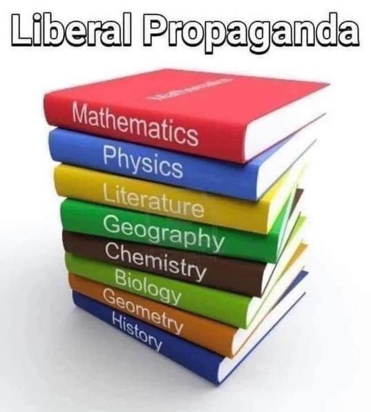 A stack of colorful textbooks labeled Mathematics, Physics, Literature, Geography, Chemistry, Biology, Geometry, and…