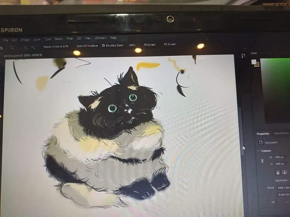 My Niece's First Masterpiece in Photoshop