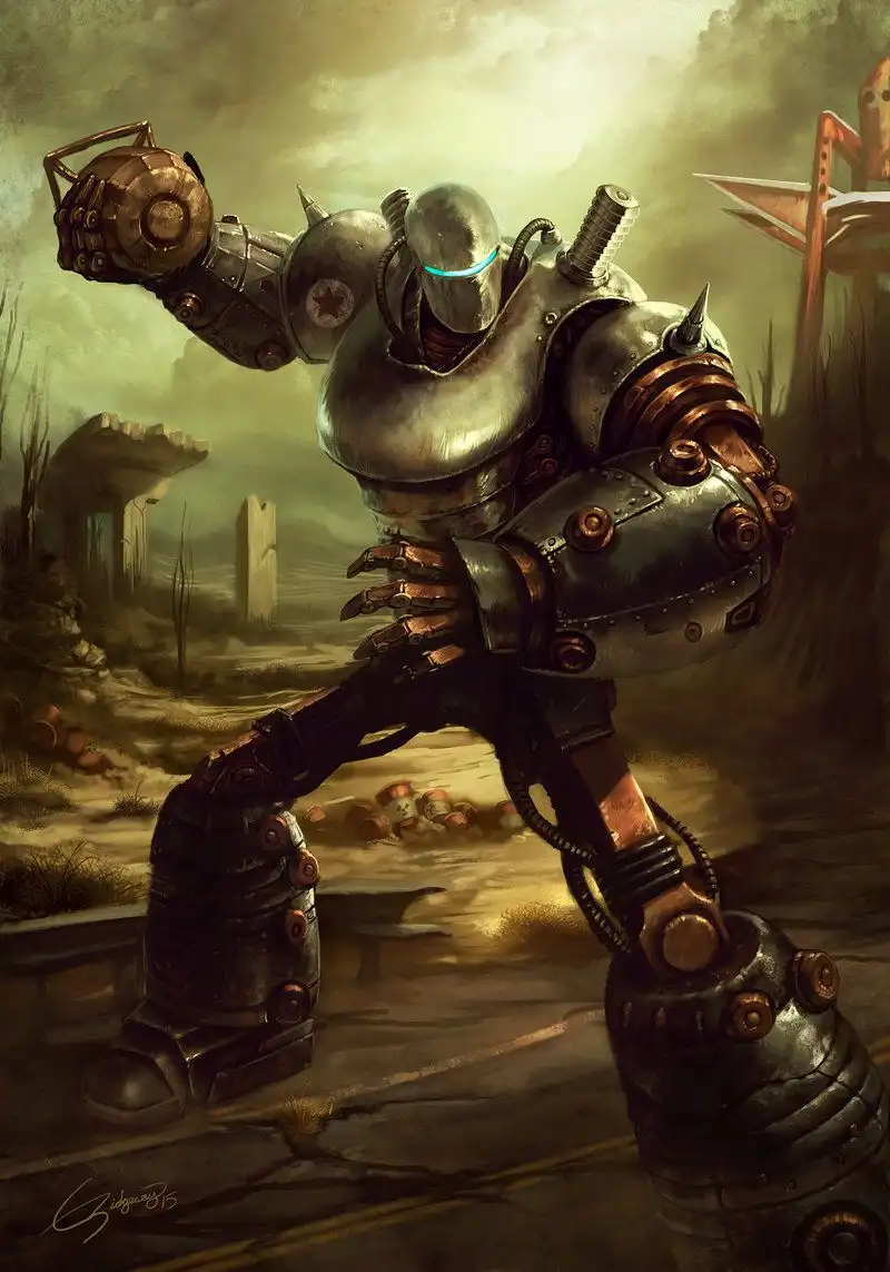 Liberty Prime: The ultimate delivery for a tactical nuke!