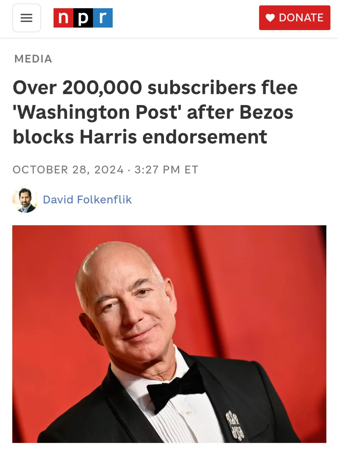 Bezos Finally Faces the Music!