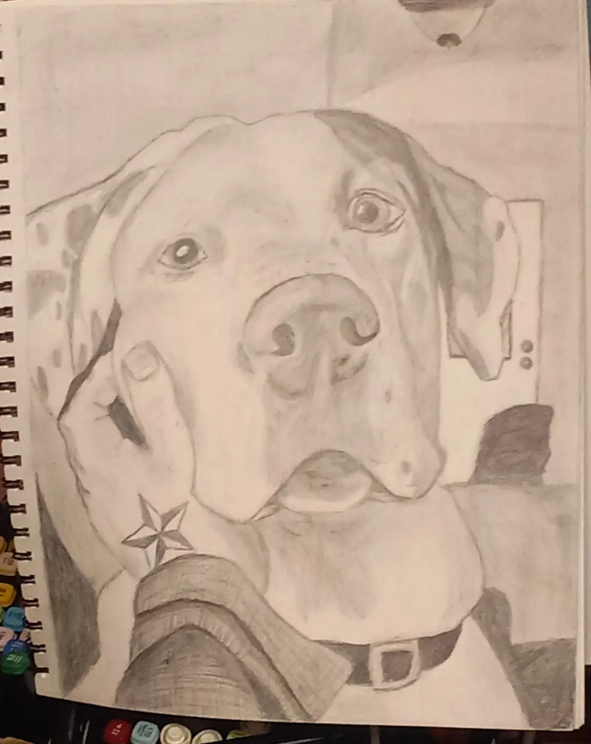 My Attempt at Capturing My Adorable Puppy in Art