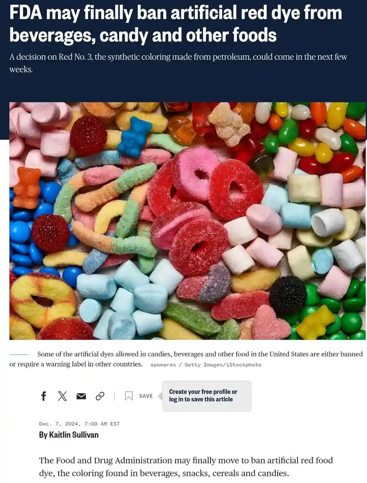 Breaking News: FDA Might Finally Ban Artificial Red Dye in Our Favorite Foods