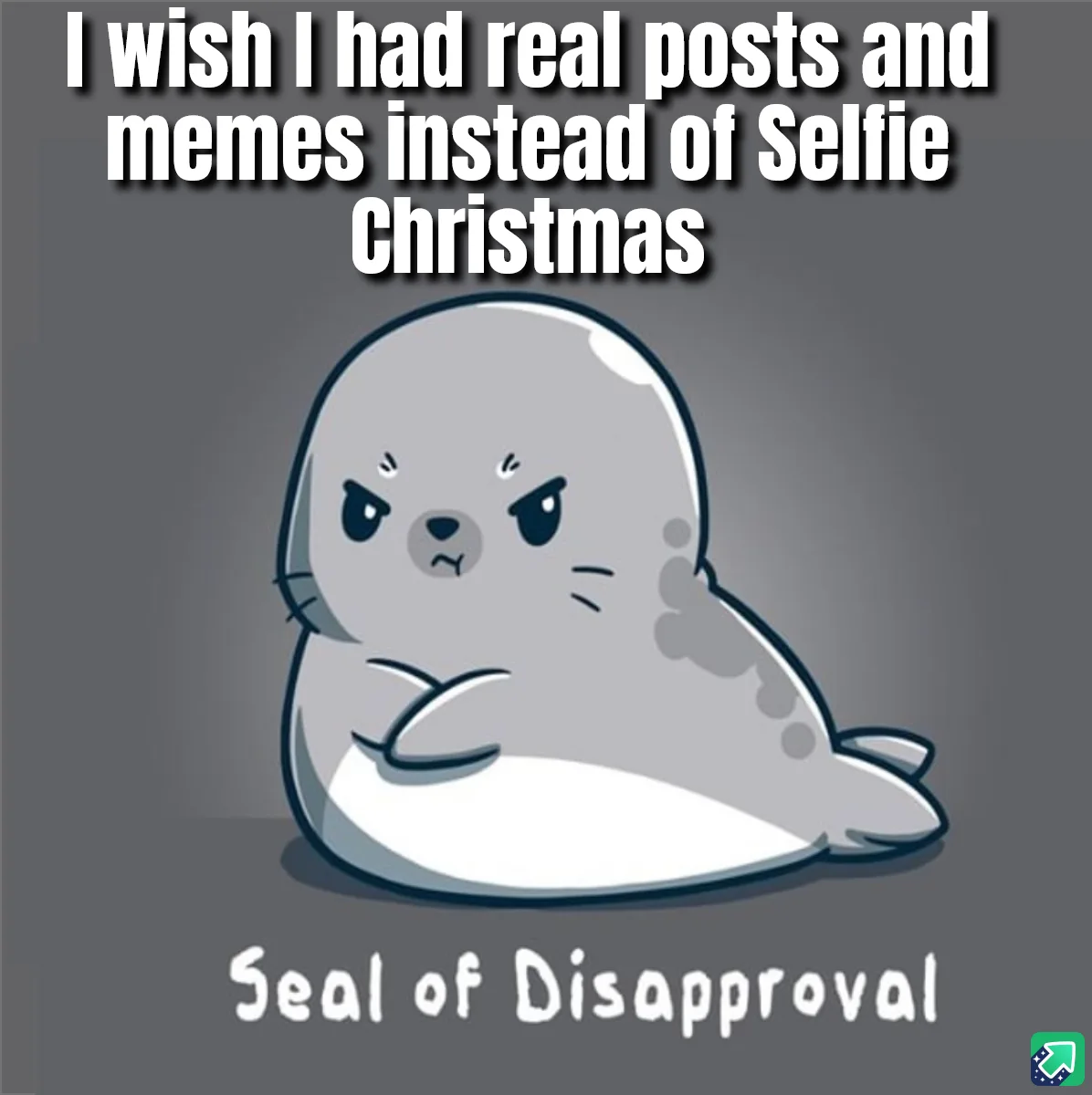 I wish the Selfie Christmas trend would fade; IMGUR should enhance family holidays, not distract from them