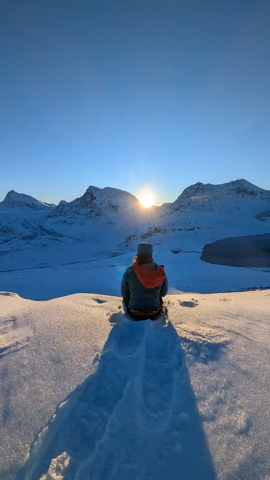My Festive Selfie from the Stunning Norwegian Mountains