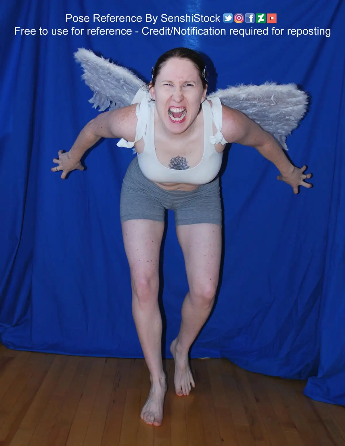 Striking a Pose: Embracing My Inner Angel