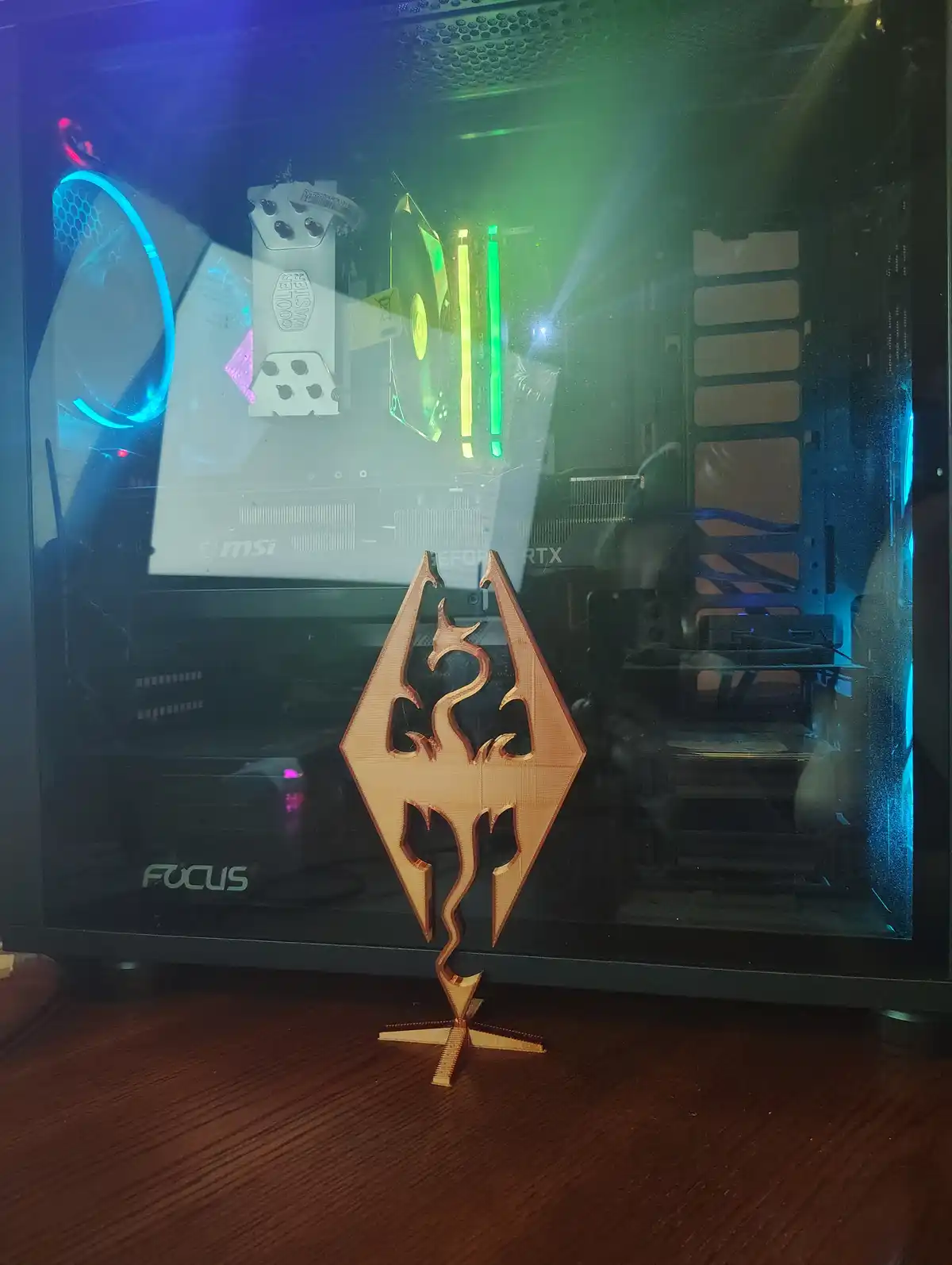 The Iconic 3D Printed Skyrim Logo