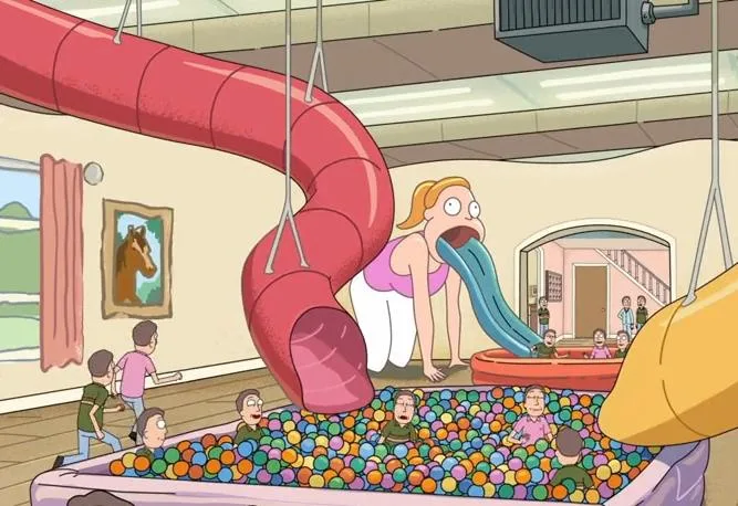 Rick and Morty Fans, Where's the Ladder for the Summer Slide?