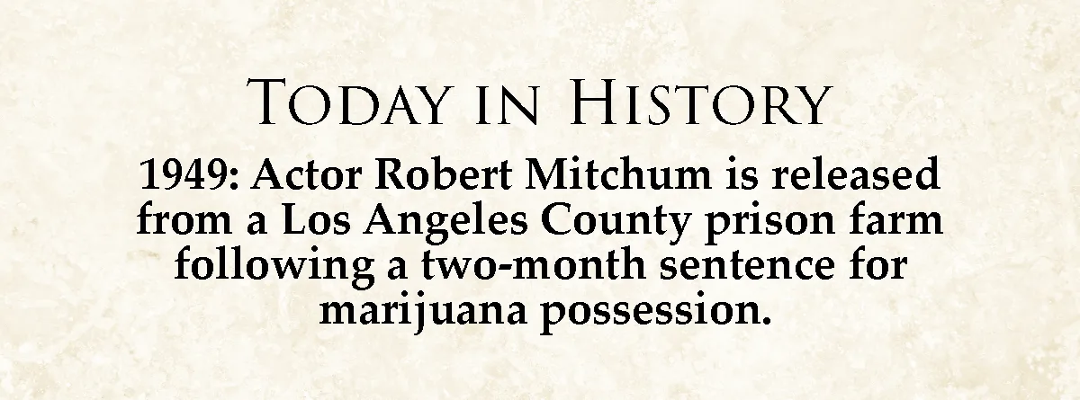 The image displays a beige, textured background resembling aged parchment with black serif text. The text reads 'TODAY IN…