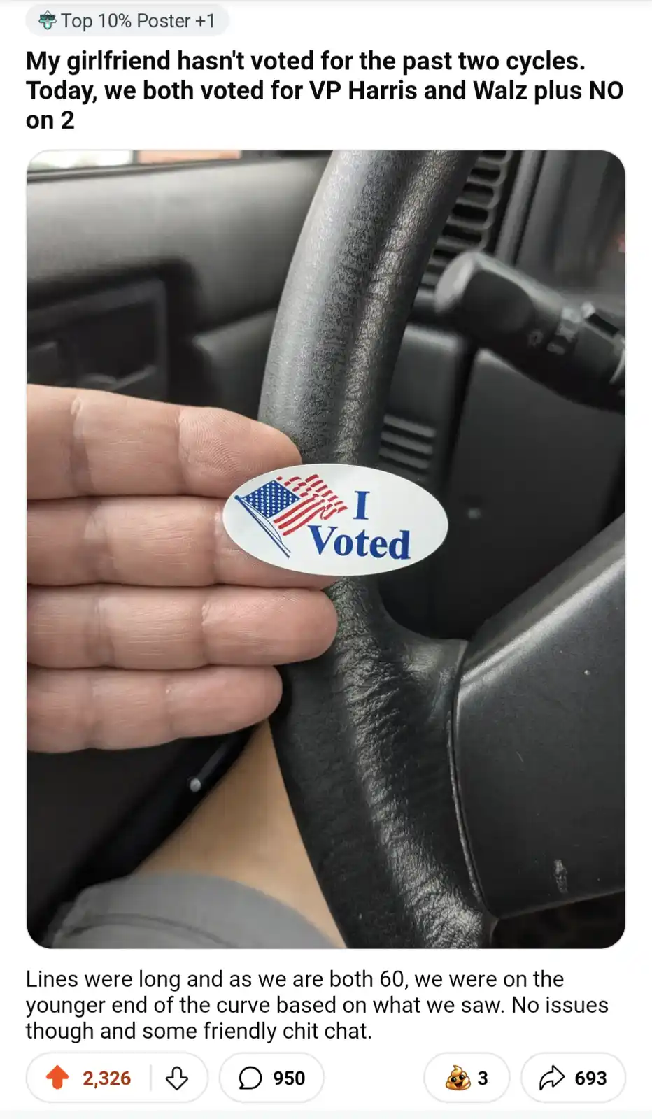 I shared my thoughts on voting on Reddit, and here are some of the best comments. Let's make our voices heard!