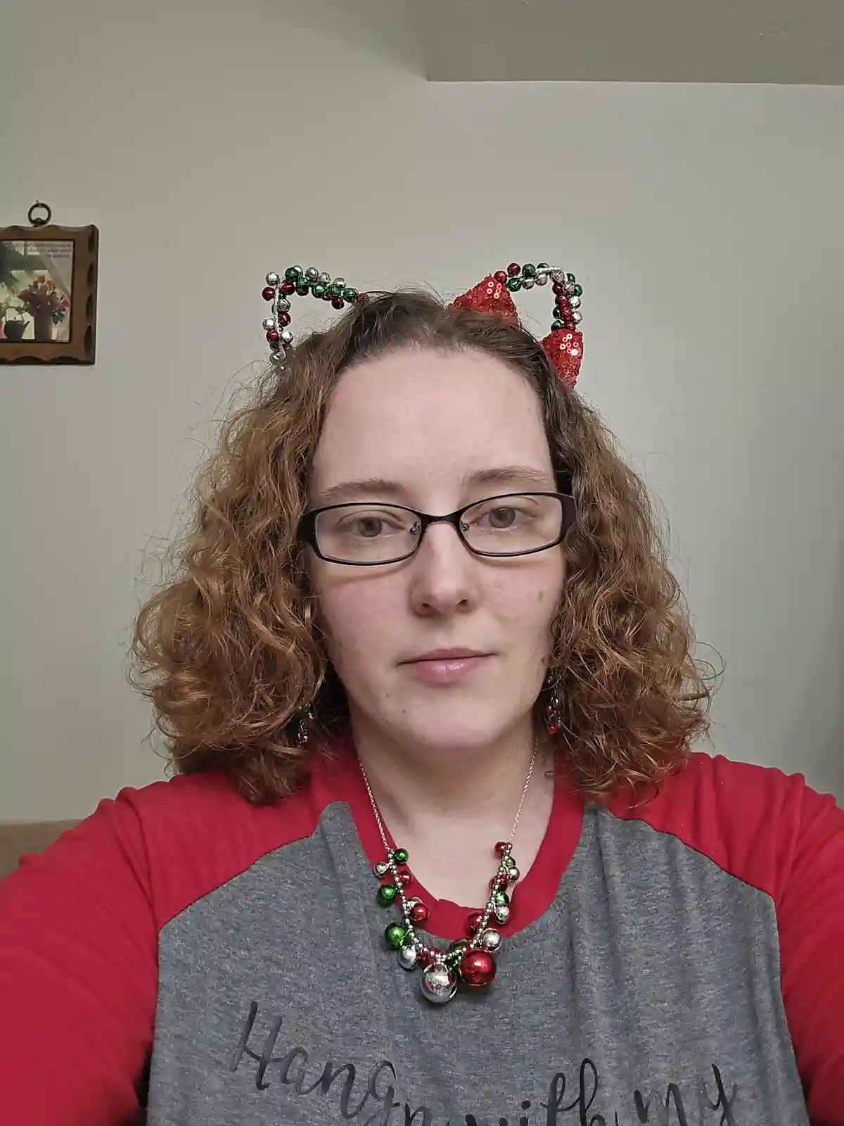 Caught in a sleepy moment with a selfie!