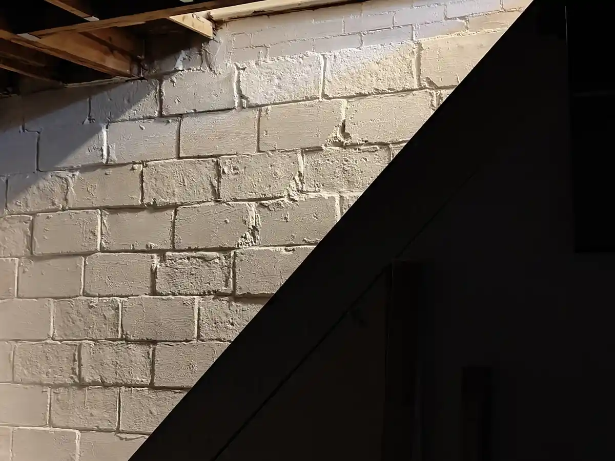 Just limewashed the block wall in my basement!