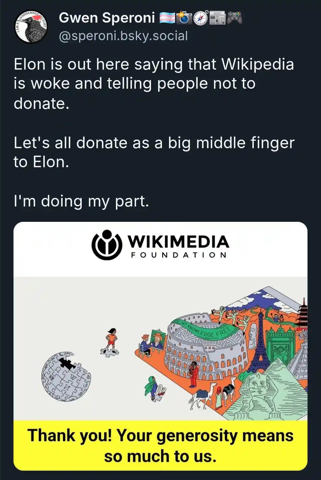 This time, let's really make those donations count!
