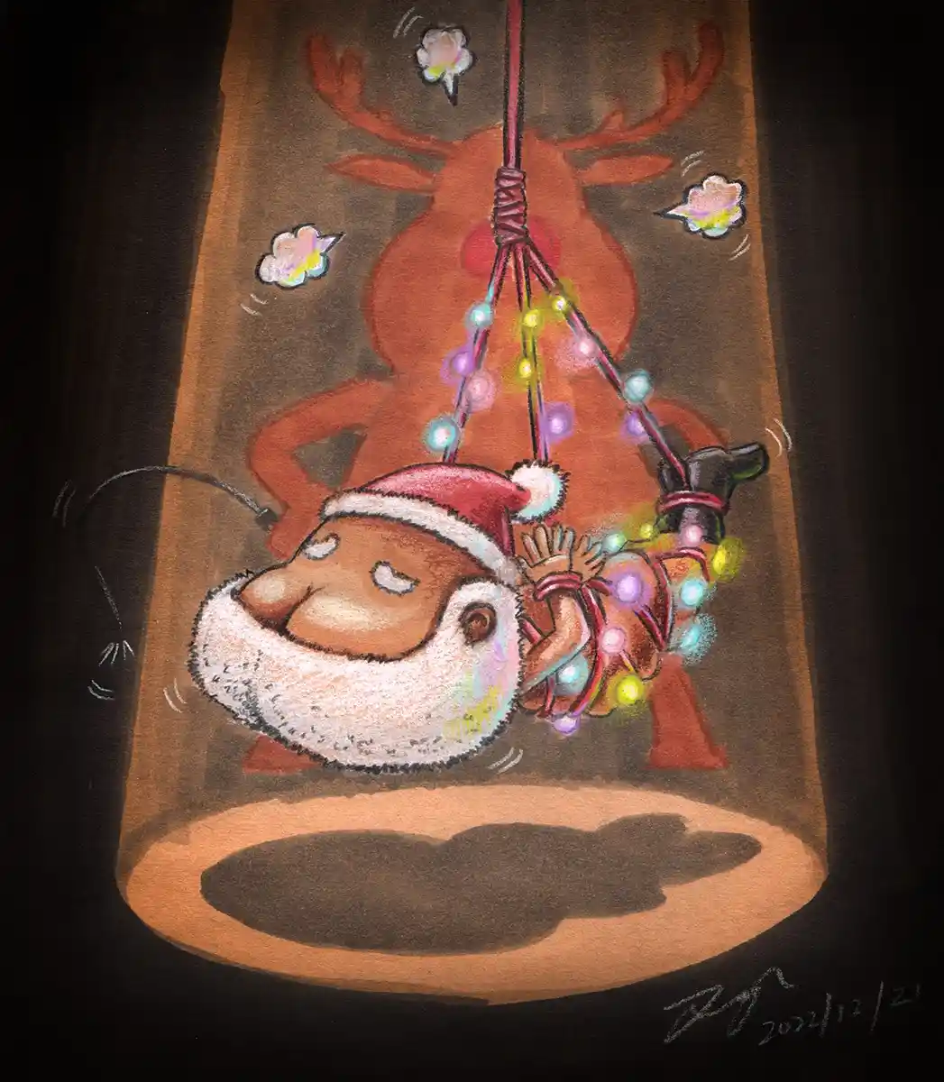 Santa's on the naughty list this year!
