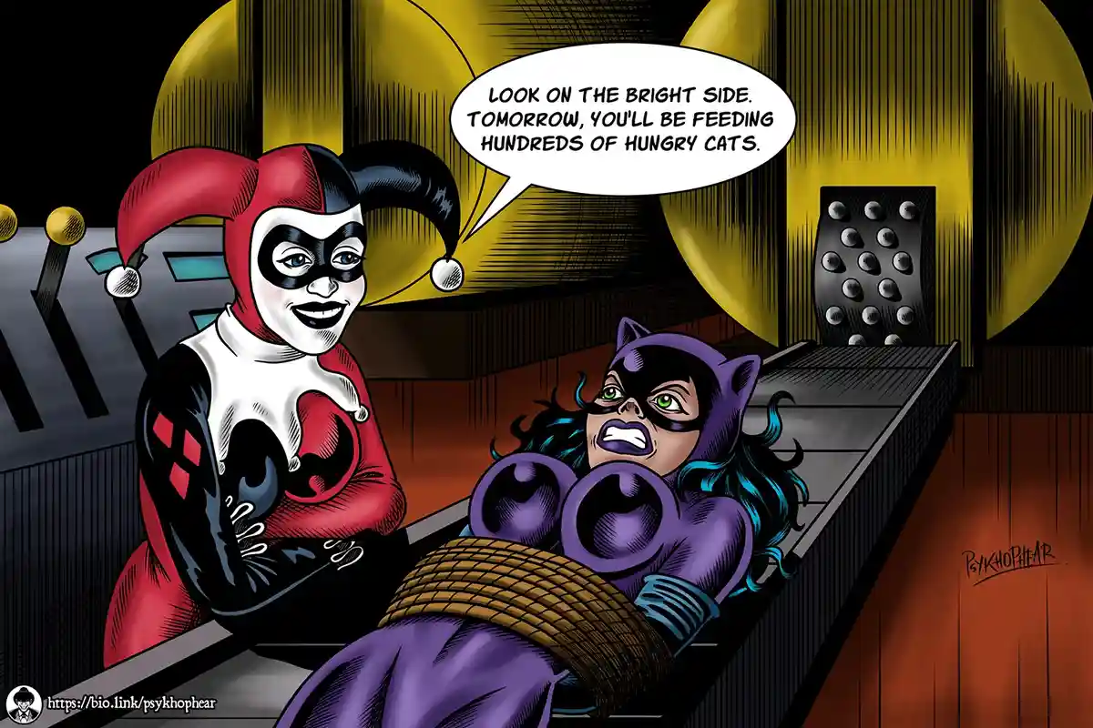 My Artistic Tribute to Harley Quinn and Catwoman