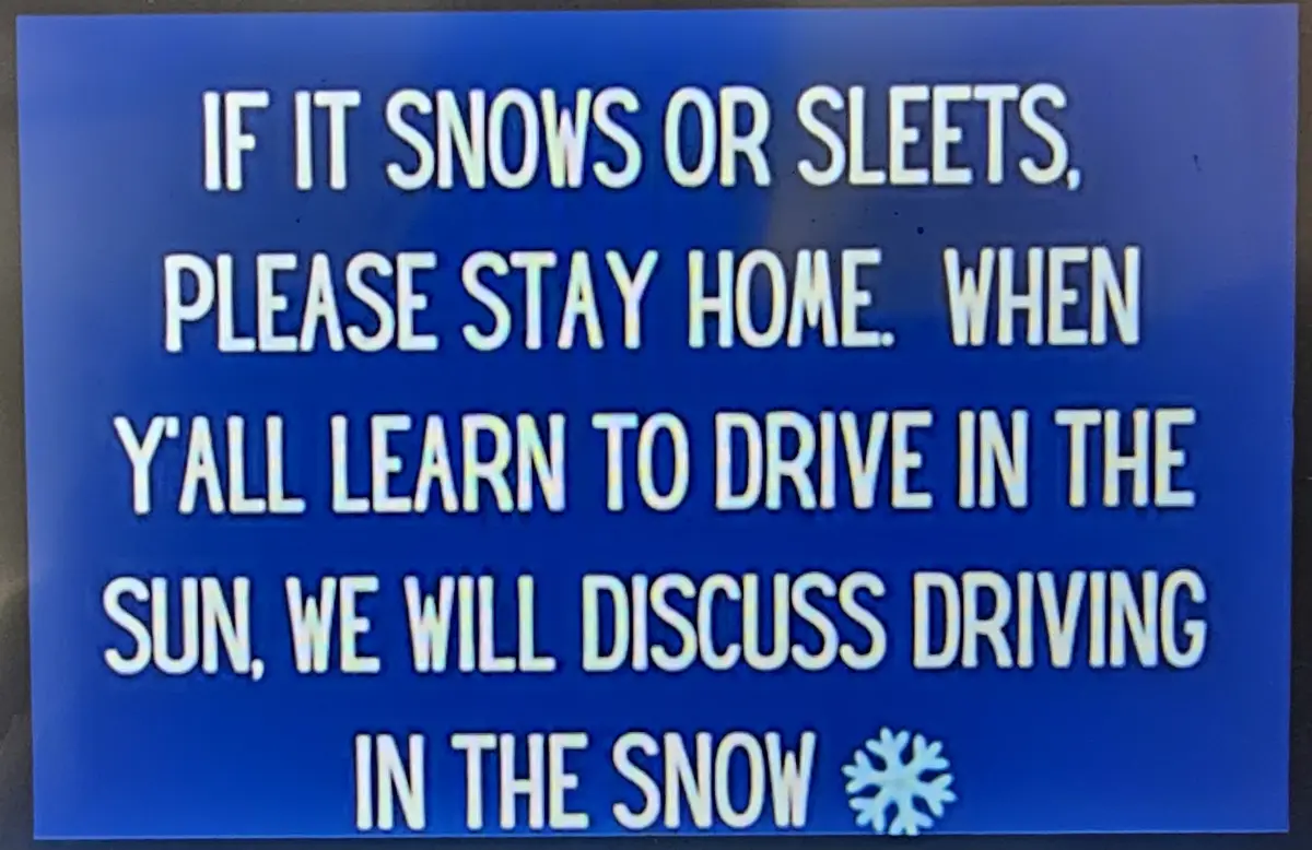 A Message to All South Carolina Drivers