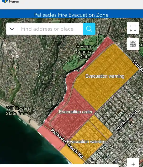 Santa Monica Fire Update: Things are looking grim