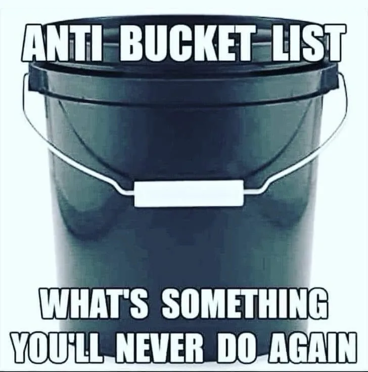 A black plastic bucket with a white handle and blank label is shown against a white background. White bold text at the top…